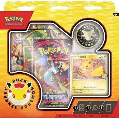Coffret Pokémon 30 ans Journée 2026 scellé français + 1 carte mystère offerte