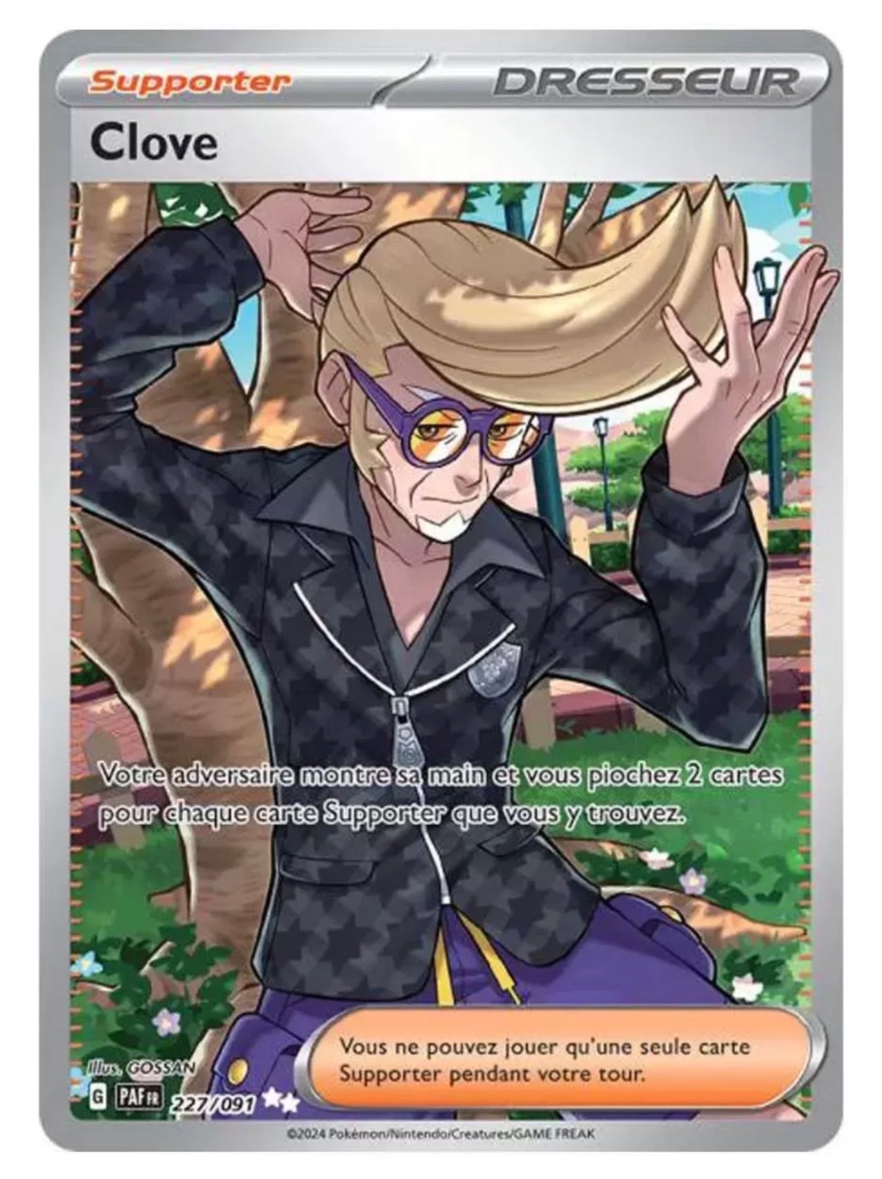 Carte Pokémon FA Clove (EV4.5 222) FR Mint + 1 carte offerte