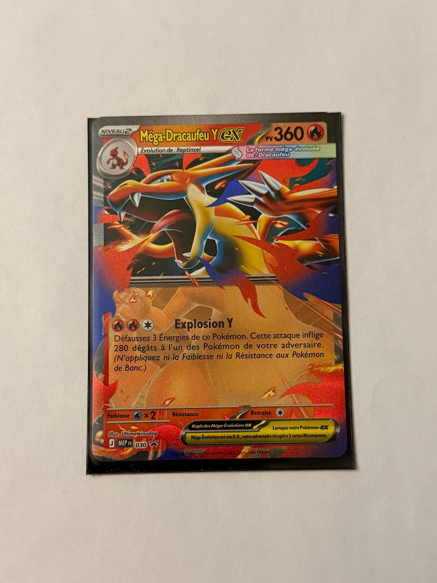 Carte Pokemon Dracaufeu Y Ex Promo (030) Mint Française + 1 carte mystère