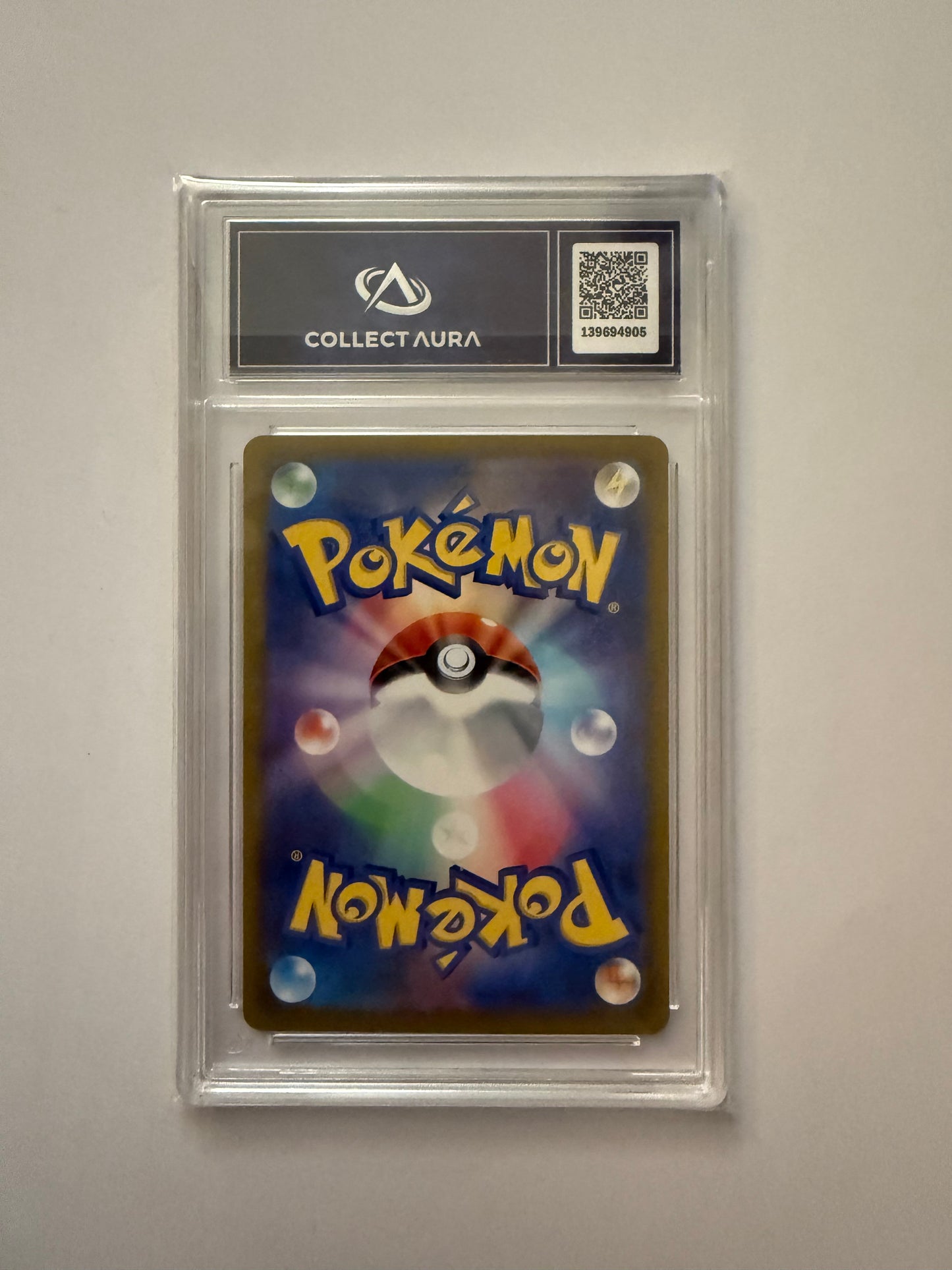Carte Pokemon Tyranocif Ex (Sv3 122) Japonaise gradée 10 Collectaura + 1 carte mystère