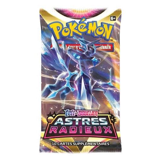 Booster Pokemon Astre Radieux (Eb10) Scellé Français + 1 carte mystère offerte