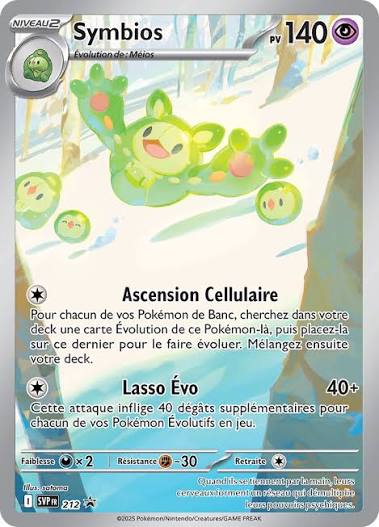 Carte Pokémon Symbios Promo (212) Mint Française + 1 carte mystère