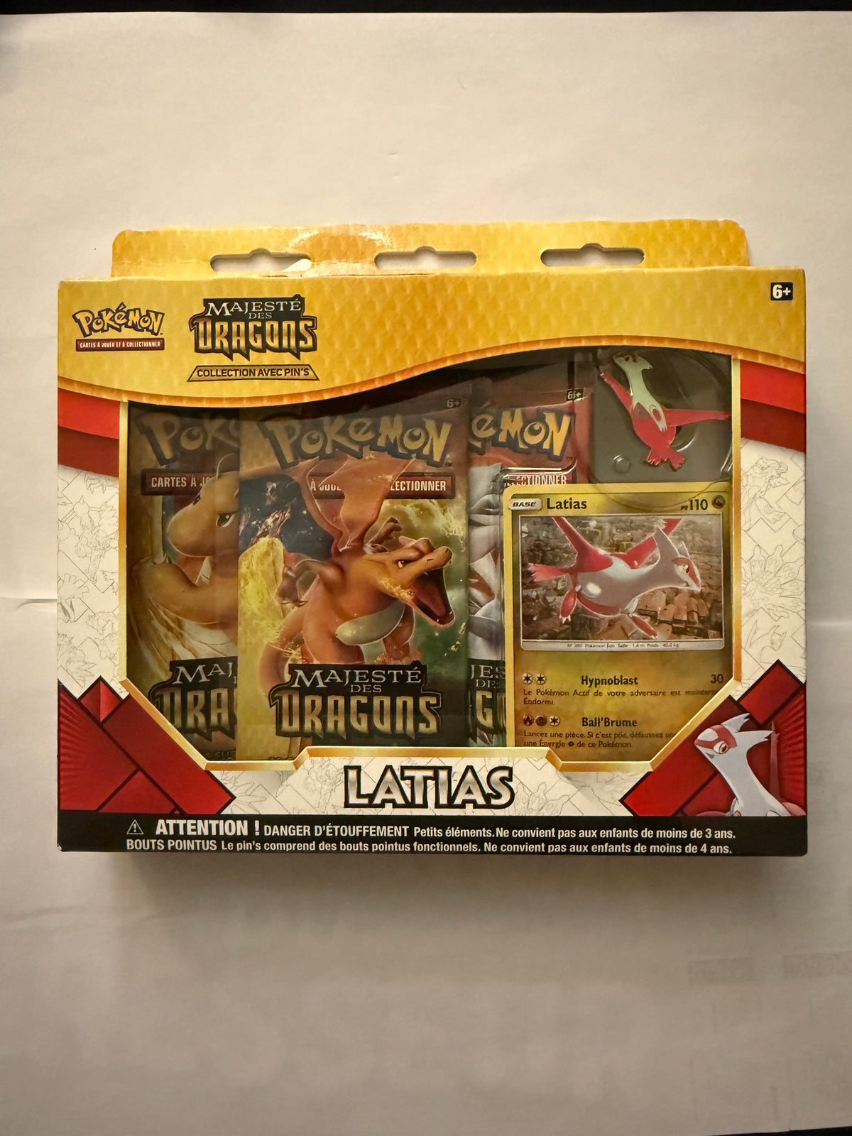 Coffert Pokemon Latias Majesté des Dragons scellé Mint Français + 1 carte mystere offerte