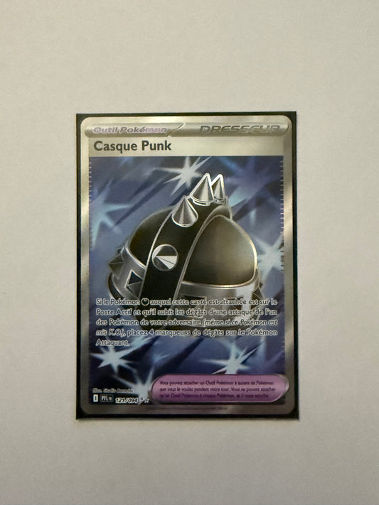 Carte Pokémon FA Casque Punk (Me2 121) Mint Française + 1 carte mystère