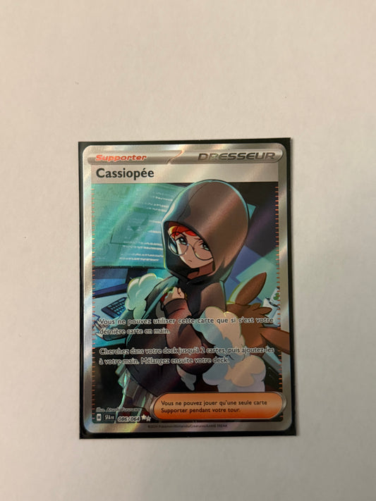 Carte Pokémon FA Cassiopee (EV6.5 086) Mint Française + 1 carte mystère