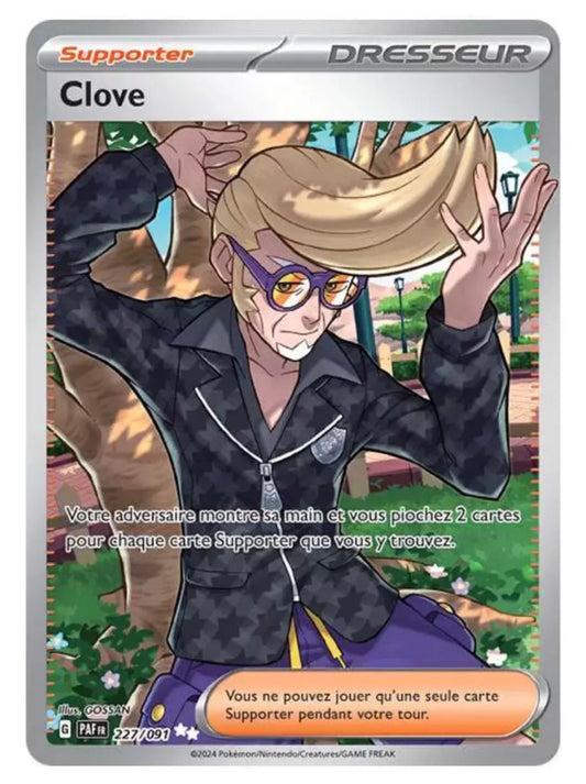 Carte Pokémon FA Clove (EV4.5 222) FR Mint + 1 carte offerte