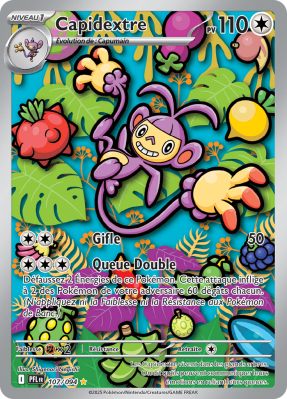Carte Pokémon AR Capidextre (m2 107) Mint Française + 1 carte mystere