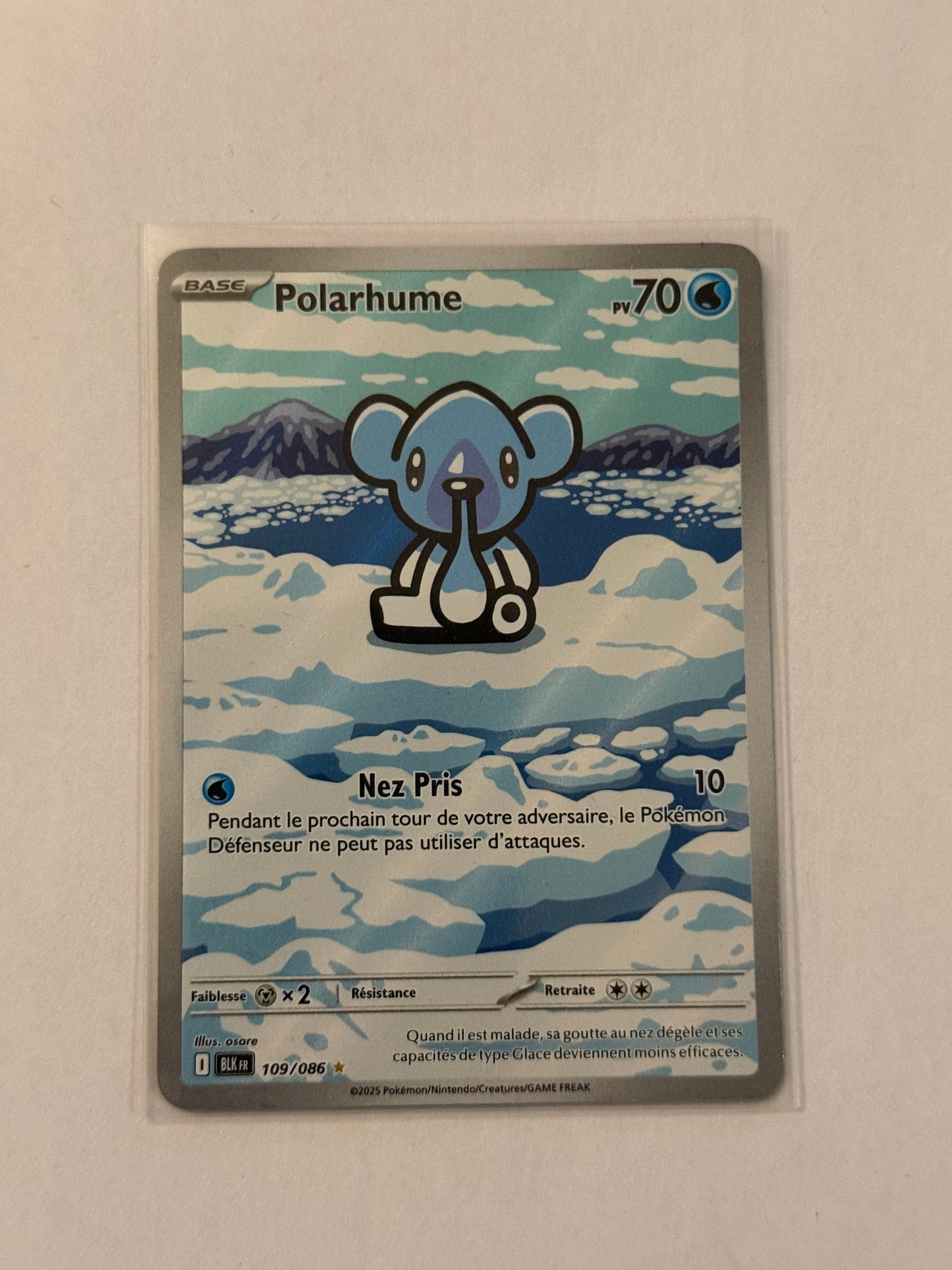 Carte Pokémon AR Polarhume (Ev10.5 109) Mint Française + 1 carte mystère