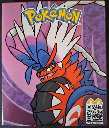 Blister Pokémon Edition Mcdonald 2024 Koraidon Scellé Français + 1 carte mystère offerte