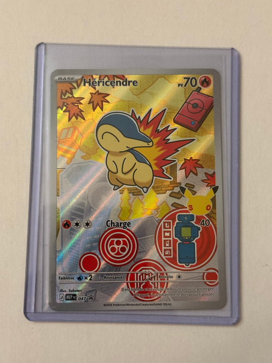 Carte Pokemon Promo Hericendre (30ans 047) Mint Française + 1 carte mystère offerte