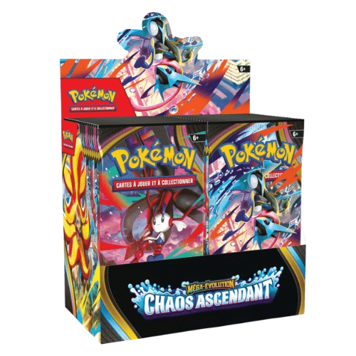 Display Pokémon Chaos Ascendant (M4) scellé français + 1 carte mystère offerte