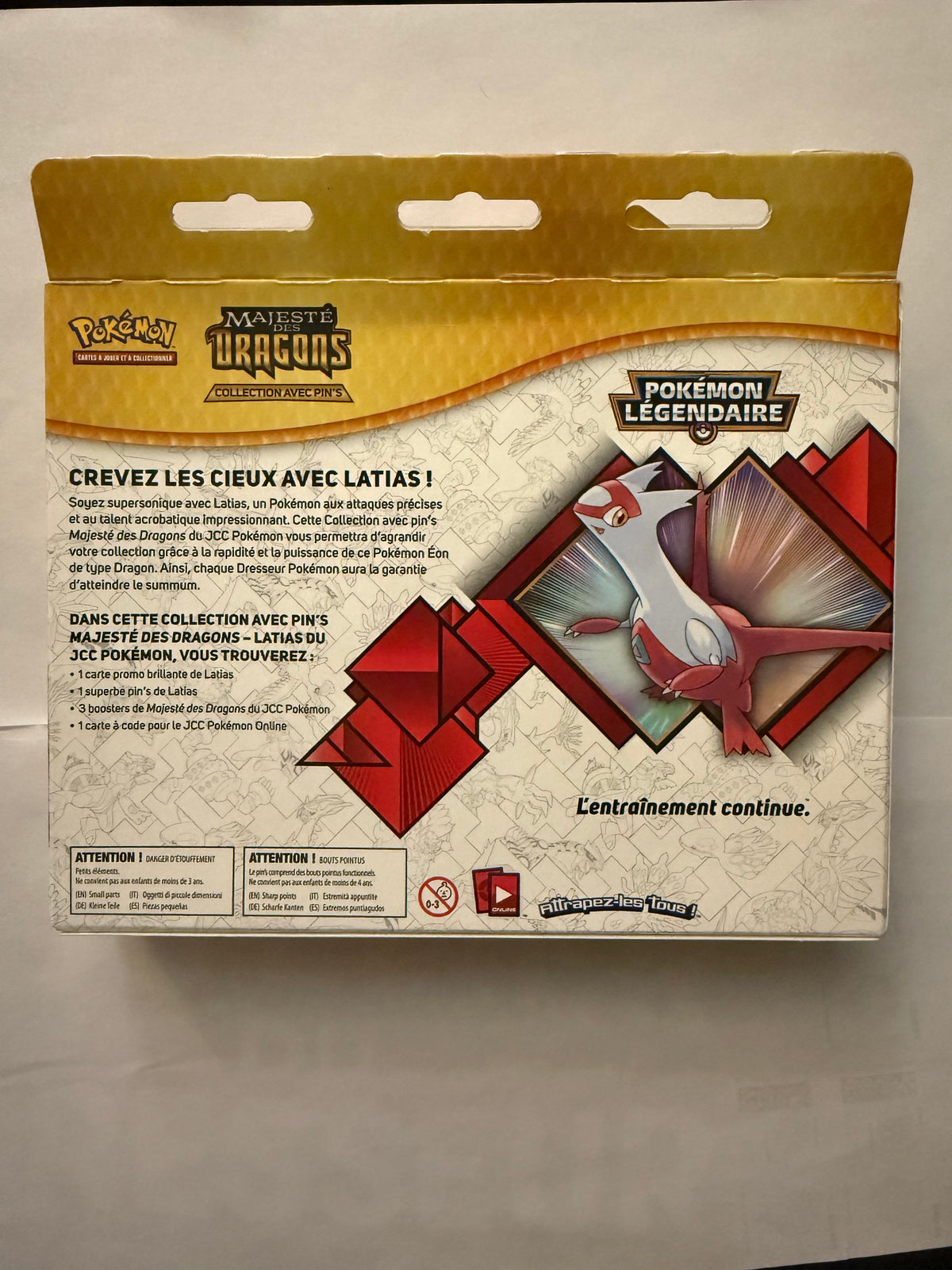 Coffert Pokemon Latias Majesté des Dragons scellé Mint Français + 1 carte mystere offerte
