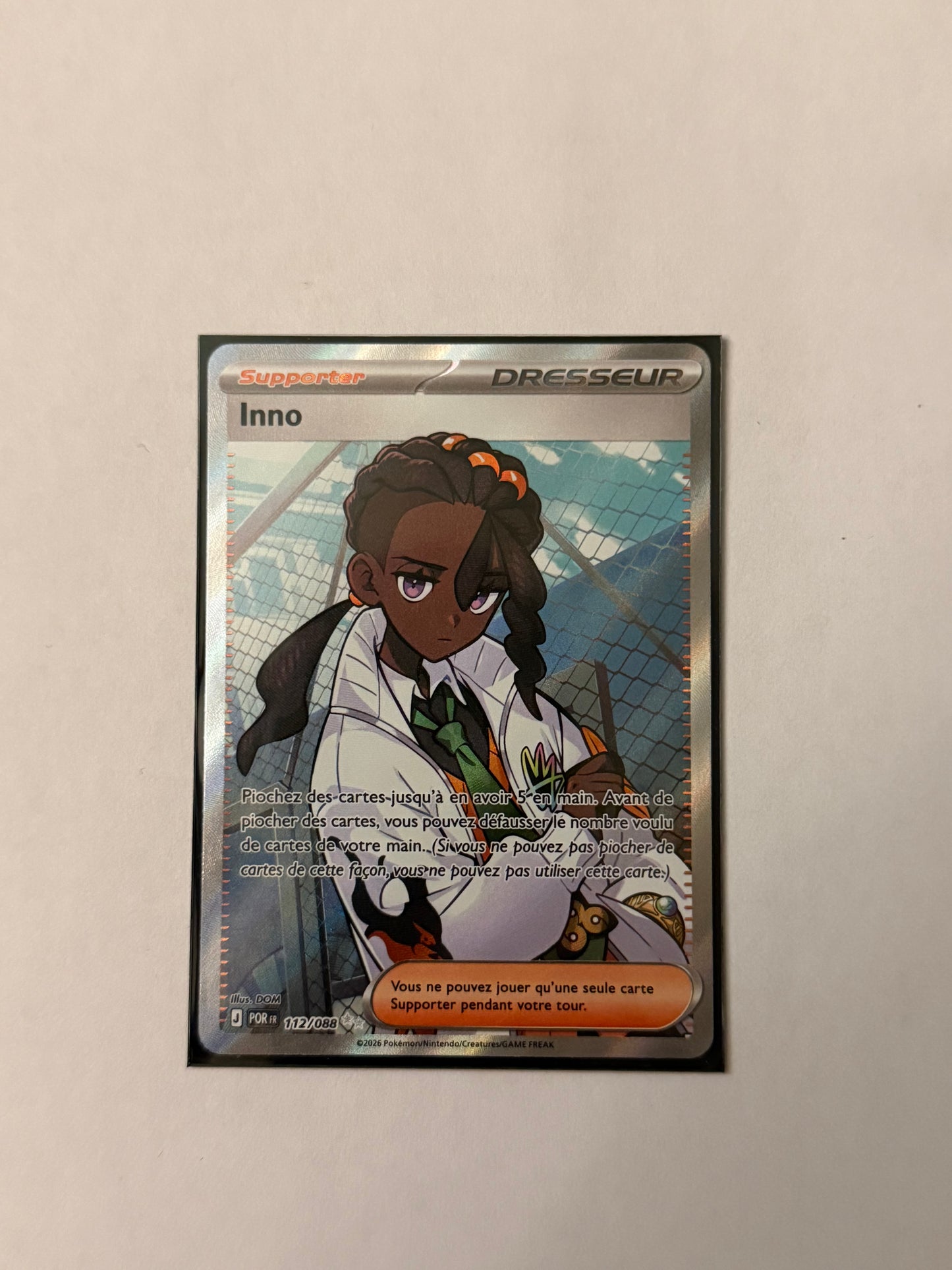 Carte Pokémon FA Inno (M3 112) Mint Française + 1 carte mystère
