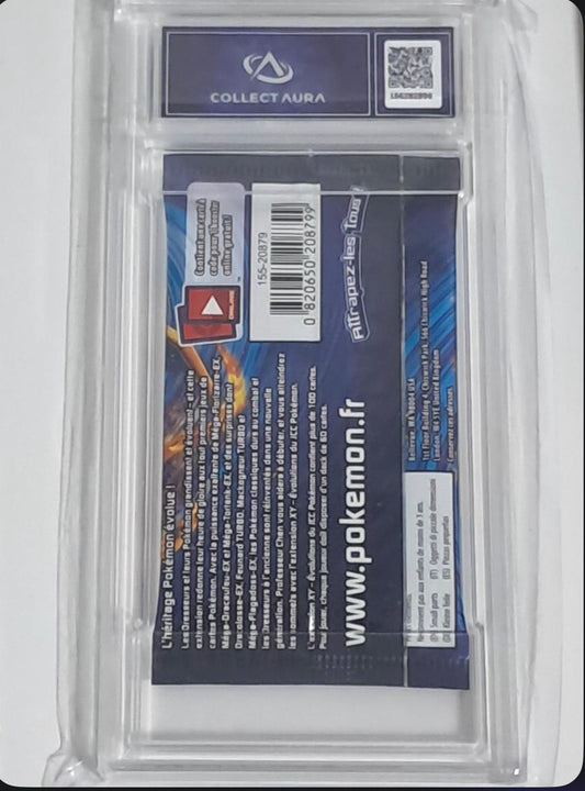 Booster Pokemon XY Évolution Dracaufeu scellé et grade 10 Collectaura français pesé lourd