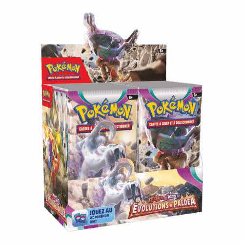 Display Pokemon Évolution à Paldea (EV2) scellée française + 1 carte mystère offerte
