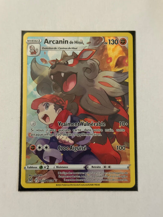 Carte Pokémon TG Arcanin (Eb12 Tg08) Mint Française + 1 carte mystère