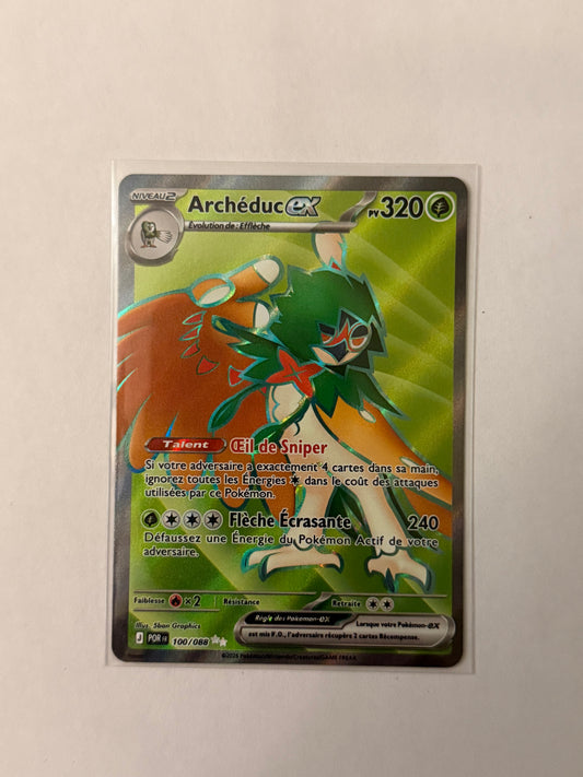 Carte Pokémon FA Archeduc Ex (M3 100) Mint Française + 1 carte mystère
