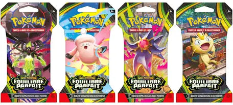 Blister Booster Pokémon Équilibre Parfait (M3) scellé Français + 1 carte mystère