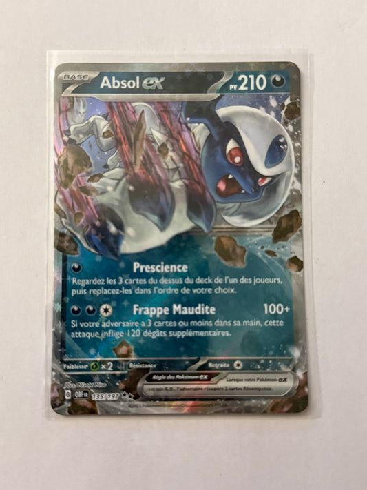 Carte Pokémon Absol Ex (Ev3 135) Mint Française + 1 carte mystère