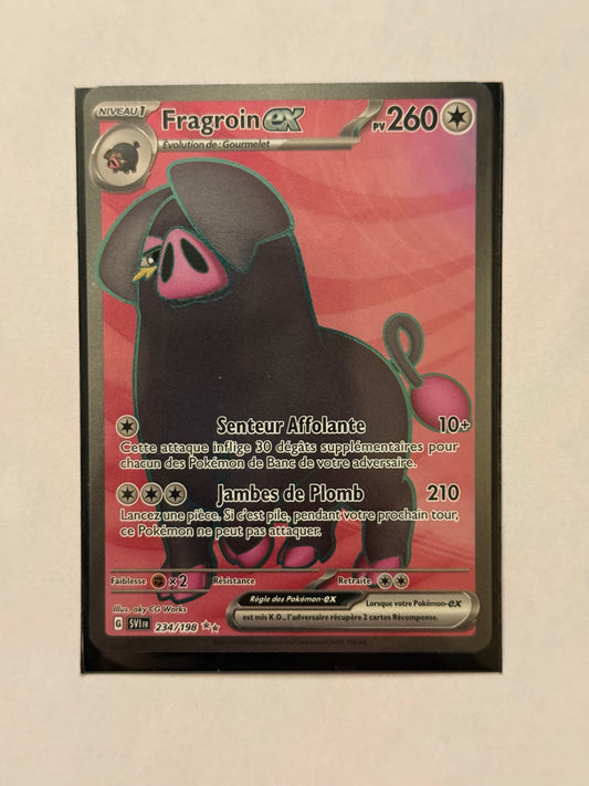 Carte Pokémon FA Fragroin ex (Ev1 234) Mint Française + 1 carte mystère
