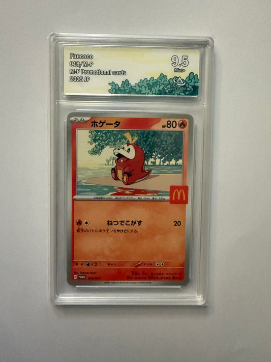 Carte Pokemon Promo McDo Chochodile (018) Japonaise gradée collectaura 9.5 + 1 carte mystère
