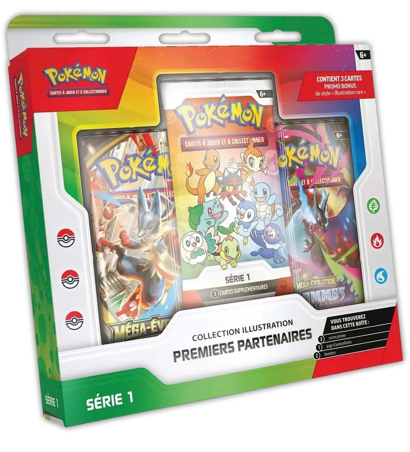 Coffret Pokemon Premiers Partenaires scellé (exclu 30 ans) Francais + 1 carte offerte