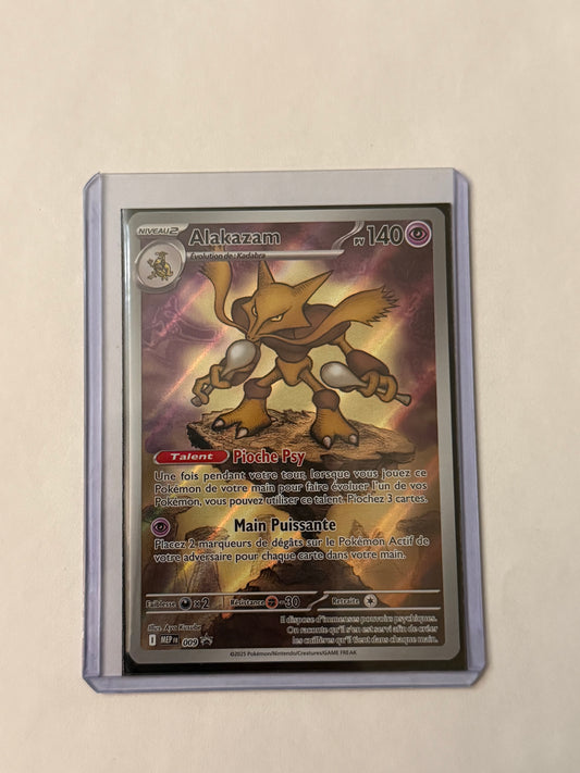 Carte Pokémon Alakazam Promo (009) Mint Française + 1 carte mystère