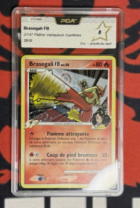 Carte Pokemon PCA 8 Brasegali Fb Holo (SV 02) Française + 1 carte mystère offerte