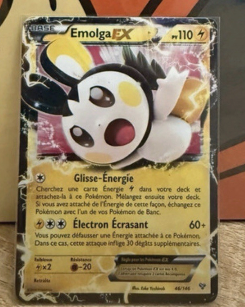 Carte Pokémon Emolga Ex (XY 046) Française Good + 1 carte mystère offerte