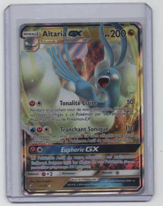 Carte Pokemon Altaria GX (DRM 41) NM Française + 1 carte mystère offert