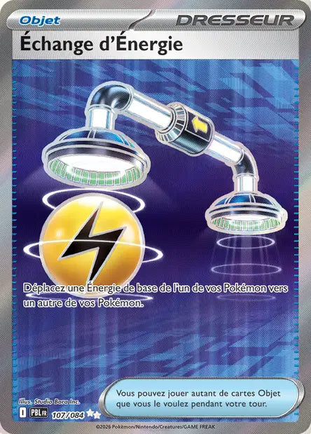 Carte Pokemon FA Echange Energie (M5 107) mint française + 1 carte mystère offerte