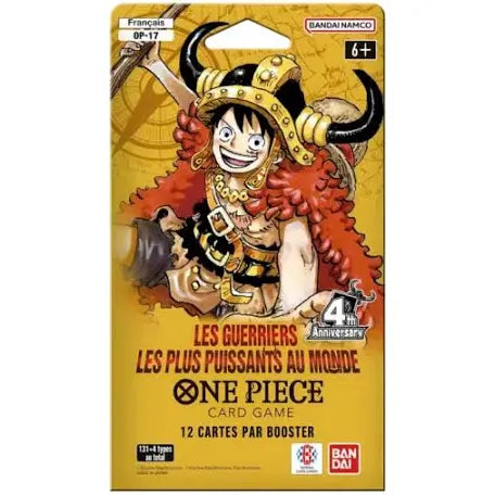 Booster Blister One Piece (Op17) scellé Français + 1 carte mystère offerte