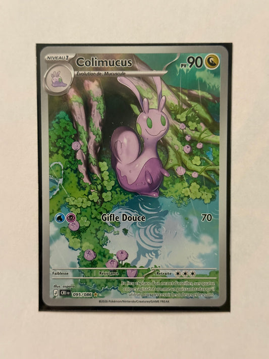 Carte Pokémon AR Colimucus (M4 095) Mint Française + 1 carte mystère