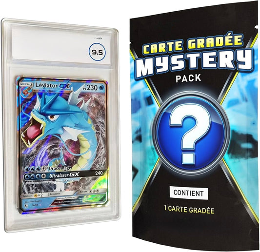 Mystery Pack Carte Pokemon Gradée + 1 carte mystère