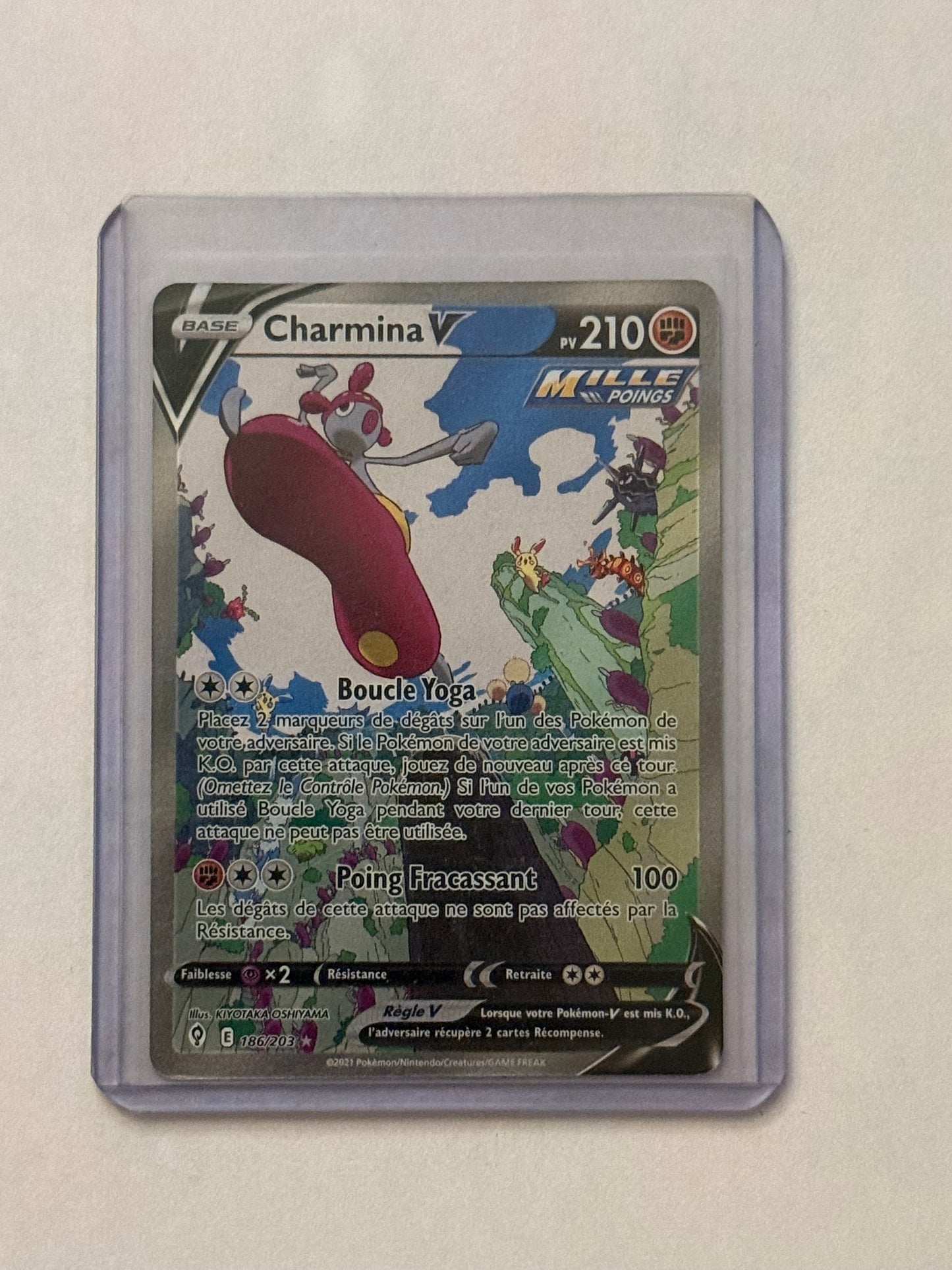Carte Pokémon Charmina V (Eb7 186) Mint Française  + 1 carte mystère
