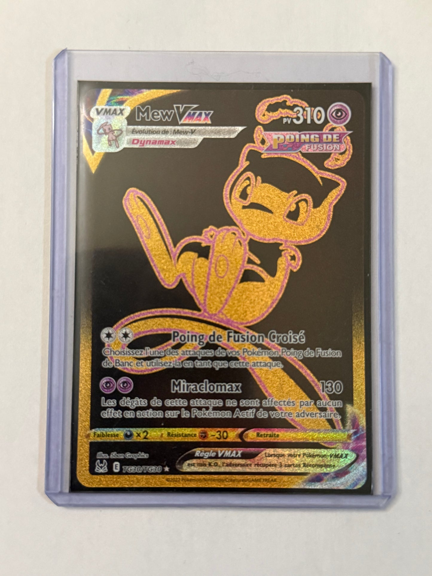 Carte Pokémon TG Mex Vmax (Eb12 Tg30) Mint Française + 1 carte mystère