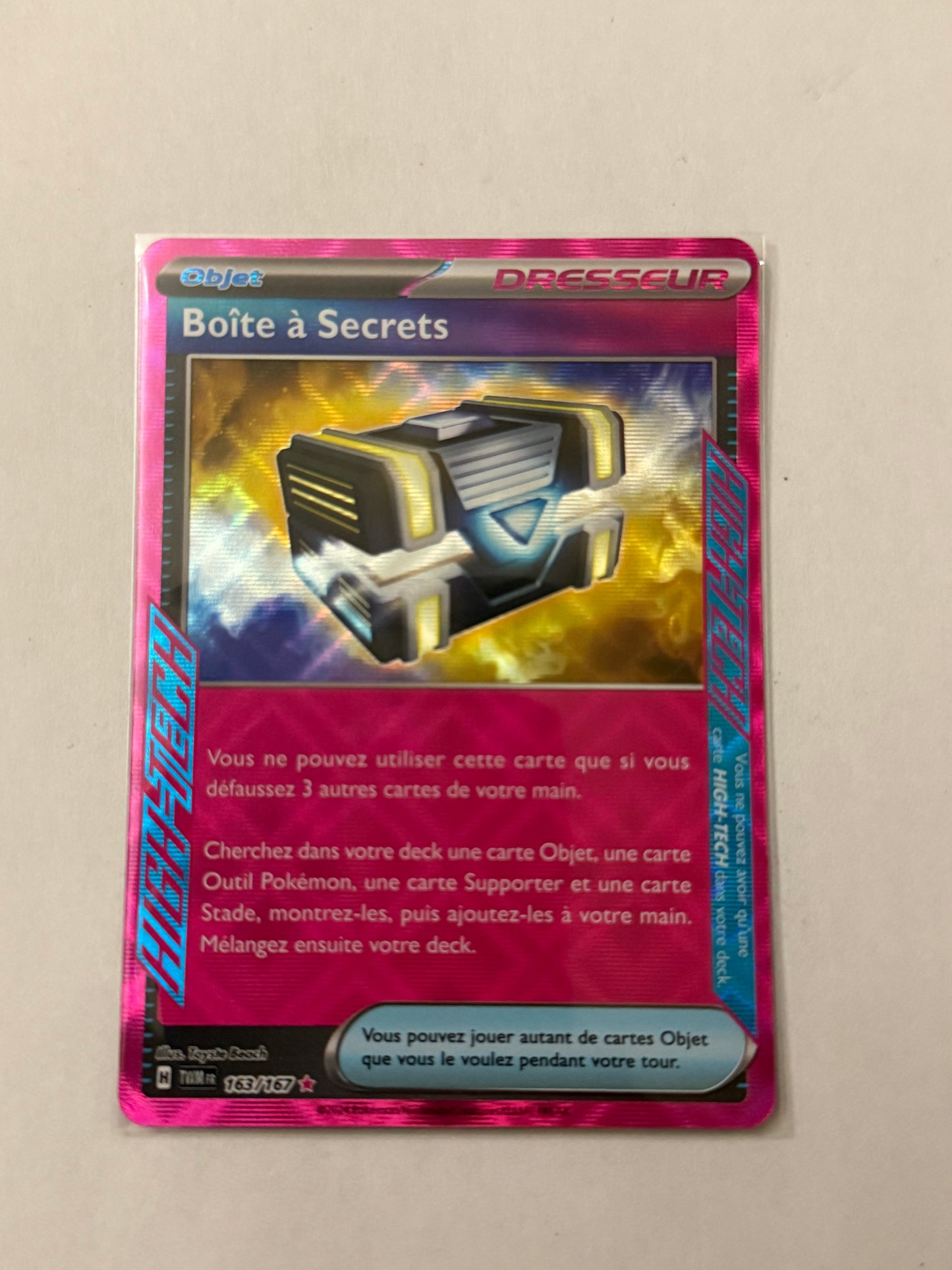 Carte Pokémon Ace Boite à secret (Ev6 163) Mint Française + 1 carte mystère