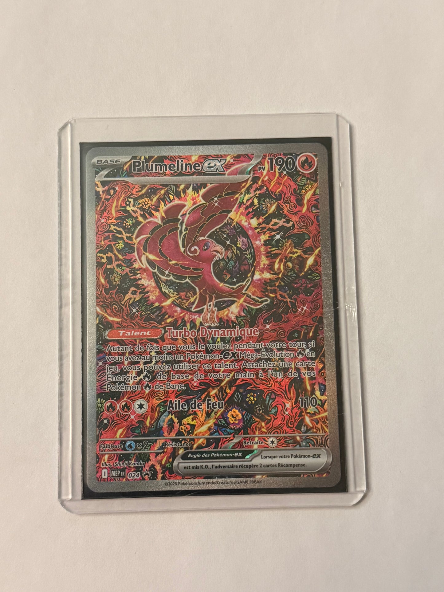 Carte Pokémon Plumeline Promo (024) Mint Française + 1 carte mystère