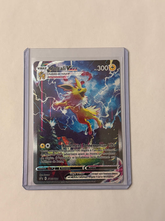 Carte Pokémon Voltali Vmax Promo (Swsh184) Mint Française + 1 carte mystère