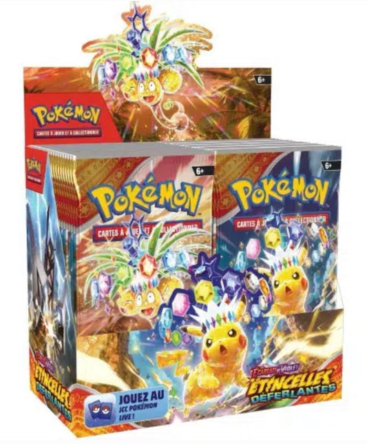 Display Pokemon Étincelles Déferlantes scellée (Ev8) française + 2 cartes offertes