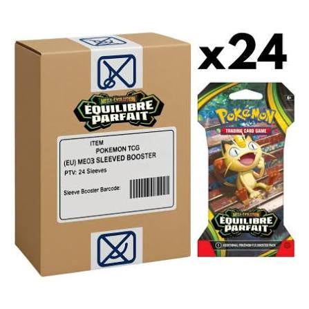 Case x24 Blister Pokémon Équilibre Parfait (M3) Scellé Mint Francaise + 1 carte mystère offerte