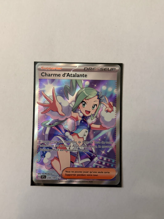 Carte Pokémon FA Atalante (EV8 234) Mint Française + 1 carte mystère