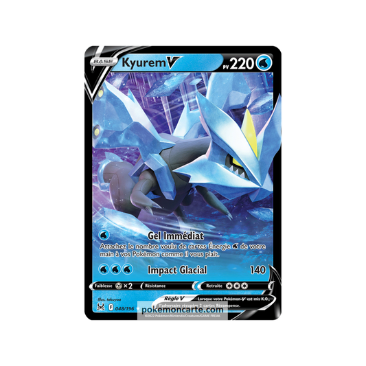 Carte Pokemon Kyurem V (EB11 048) mint FR + 1 carte mystère offerte